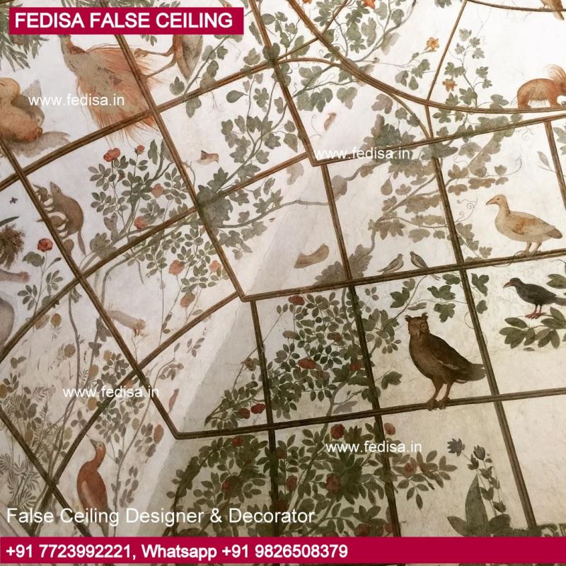 Homelane False Ceiling Modern Main Hall Fall Ceiling Design Ceiling Design For Hall With Two Fans