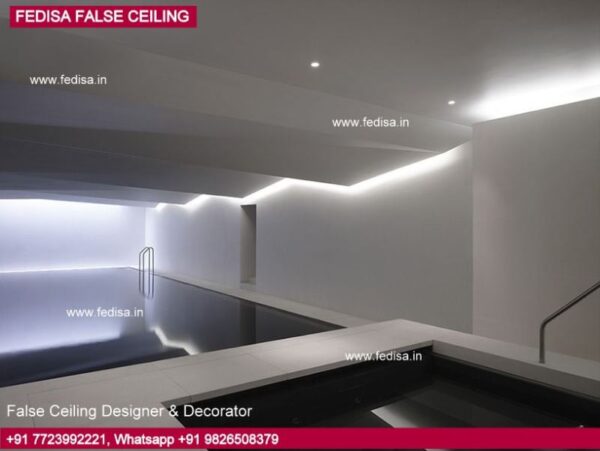 Double Fan Pop Design Round Ceiling Design