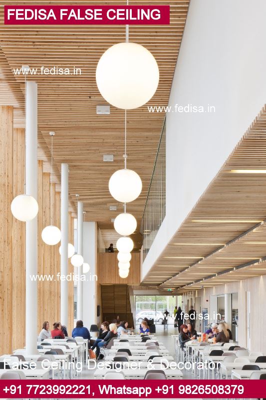 Double Fan Pop Design Plus Minus Dining Hall Pop Design False Ceiling Pop