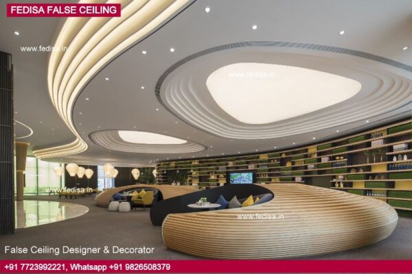 Rope Ceiling Design Dining Hall Pop Design False Ceiling Pop