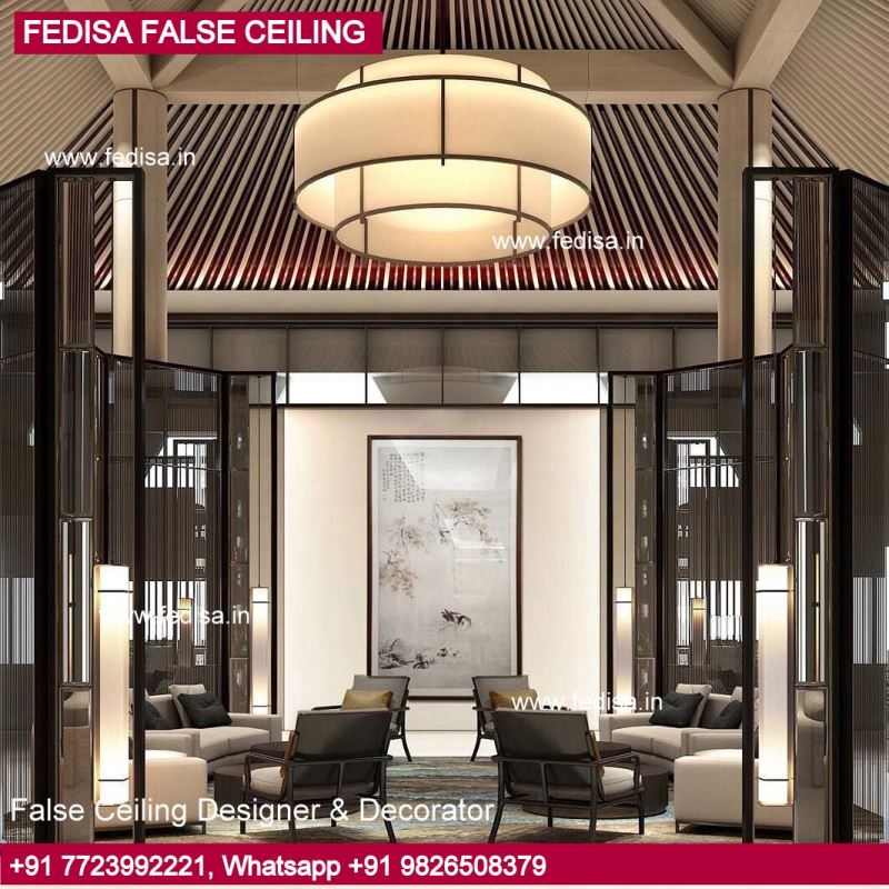 Simple Hall Pop Design Dining Room Ceiling Ideas Plain False Ceiling Design