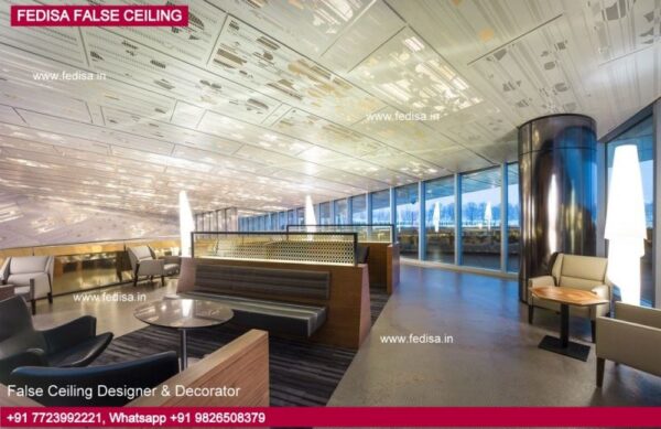 Main Hall Fall Ceiling Design Pop Design Minus Plus Lobby Pop Ceiling Decoration
