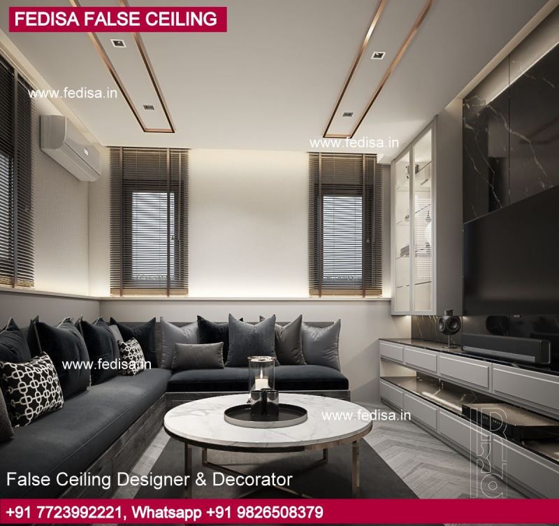 31 Unique Ceiling Design Ideas, Simple Design False Ceiling Room Ceiling Paint Design