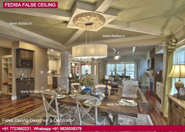76 Unique Ceiling Design Ideas, Wallpaper On Ceiling Trend Steel Ceiling Design