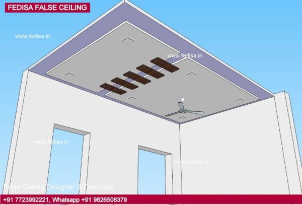 226 Unique Ceiling Design Ideas, Ceiling Border Patti Best Pop Plus Minus Design For Bedroom