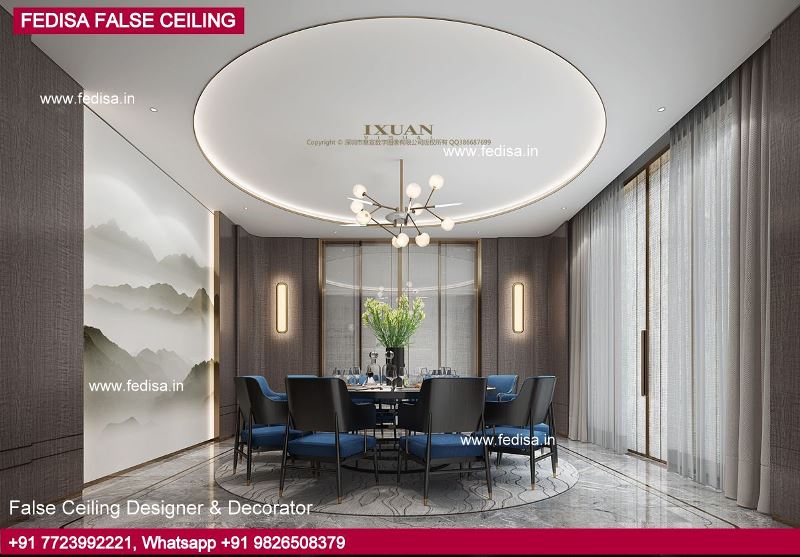 406 Unique Ceiling Design Ideas, Dining False Ceiling Contemporary Ceiling Design