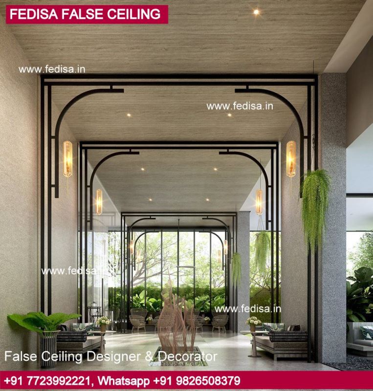 416 Unique Ceiling Design Ideas, Dining Table Ceiling Design Corridor Ceiling Design