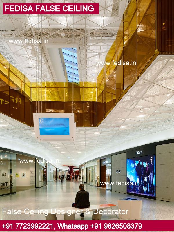 494 Unique Ceiling Design Ideas, Fall Ceiling Wallpaper Fall Ceiling Design For Hall With One Fans