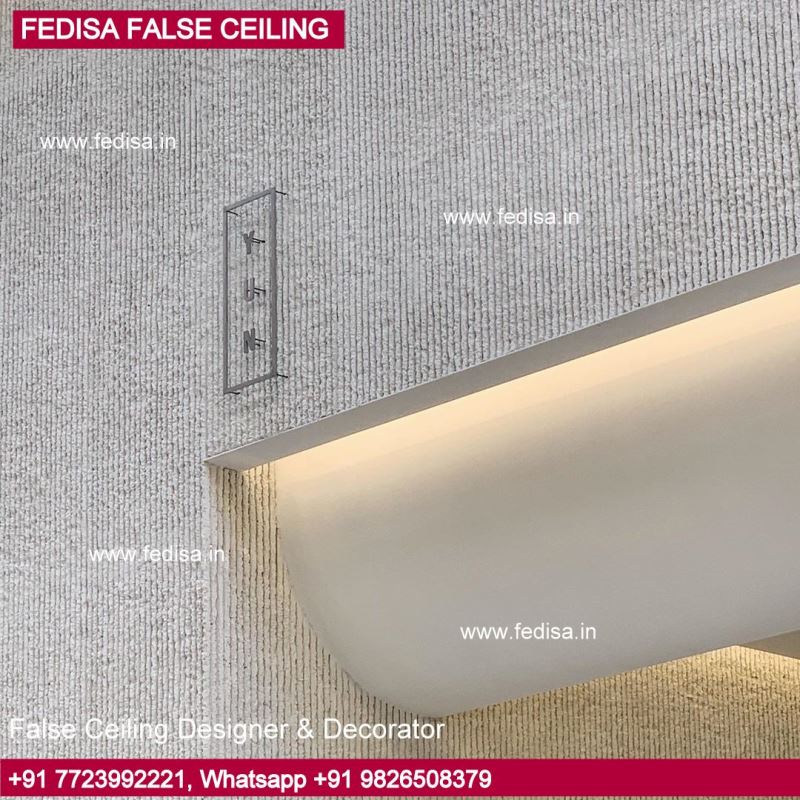 581 Unique Ceiling Design Ideas, False Ceiling For L Shaped Living Room False Ceiling Design With Acrylic Sheet