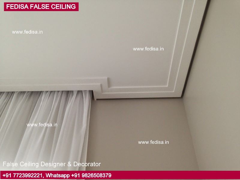 Latest False Ceiling Design For Lobby, Flat Pop Design False Ceiling Simple Design For Living Room