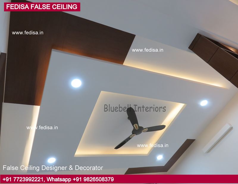 Latest False Ceiling, Grid Ceiling Design Four Ceiling Design For Bedroom