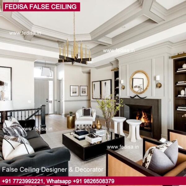 Latest False Ceiling Design For Drawing Room, Living Hall Ceiling Design Latest Plus Minus Pop Design For Drawing Room