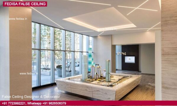 Latest False Ceiling, Lobby Down Ceiling Design Latest Pop Plus Minus Design For Hall