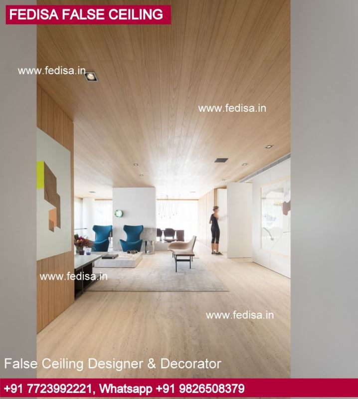 Latest False Ceiling Design For Hall, Modern False Ceiling Design For Hall With Two Fans Minus Plus Ke Design