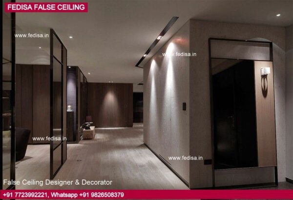 Latest False Ceiling Design For Drawing Room, Plus Minus Ki Design Plain False Ceiling Design