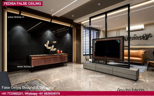 Latest False Ceiling Design For Hall, Plywood Ceiling Designs For Living Room Plus Minus Design For Living Room