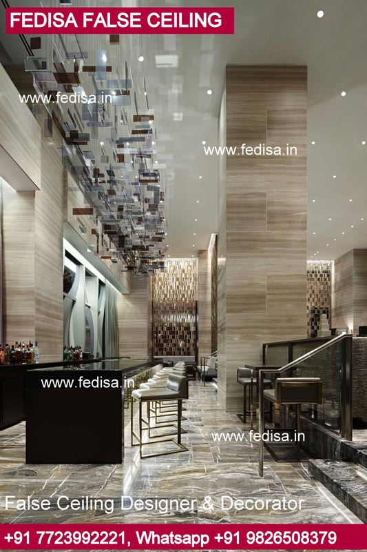 Latest False Ceiling Design For Lobby, Pop Chhat Ki Design Pop Ceiling Design For Lobby